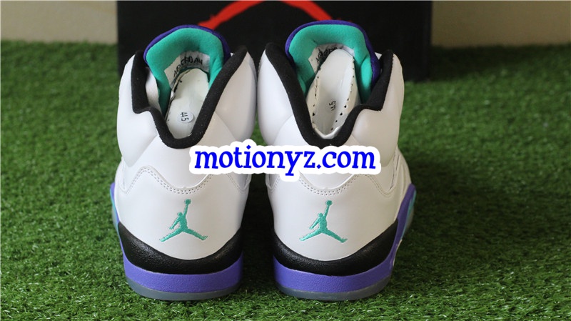 Authentic Air Jordan 5 Retro Grapes